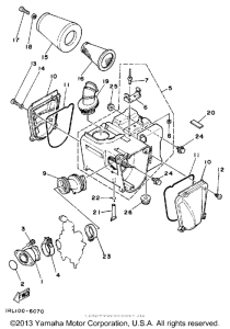 BW200ES Воздушный фильтр