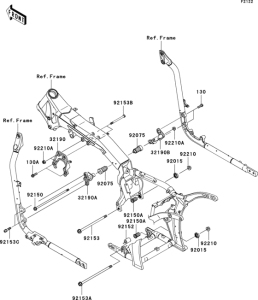  Крепление двигателя