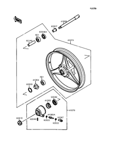 EL250 Переднее колесо