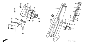 C50 Вилка передней оси