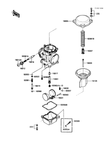 EL250 Карбюратор в разборе