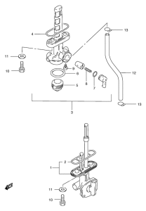 GN250 Топливный кран