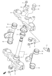 DR350 Траверса нижняя