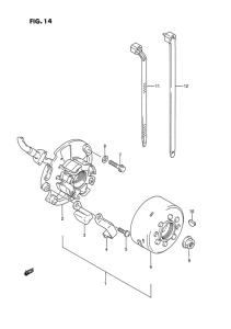 RM125 Зажигание