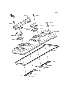 ZX1400 Крышка головки цилиндров