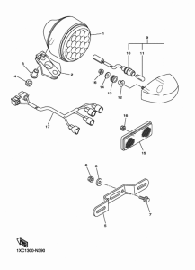 XVS950CU テ-ルライト