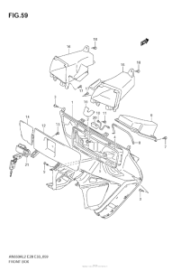 AN650 (ABS) Front Box (An650A L2 E33)