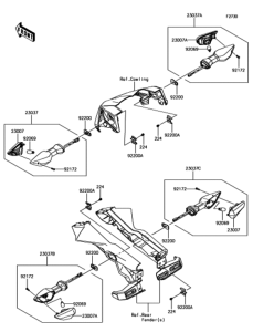 ER650 ターンシグナル