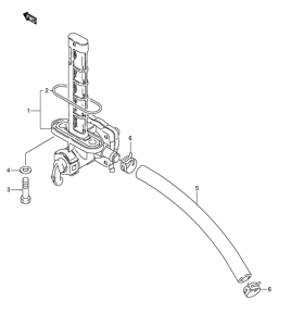 LS650 Топливный кран