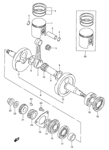 RG80 Вал коленчатый