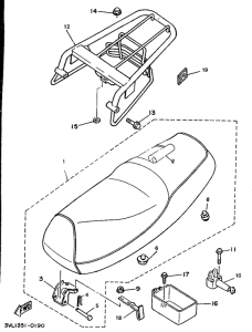 CW50 Selle. porte -bagages