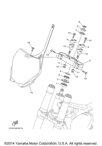 YZ250V Управление