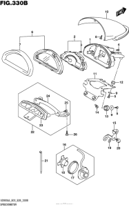 VZ800 Speedometer (Vz800L6 E28)