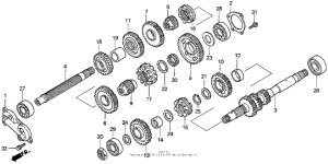 GL1500CT Трансмиссия