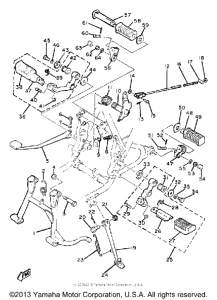 XS400SG Подножки