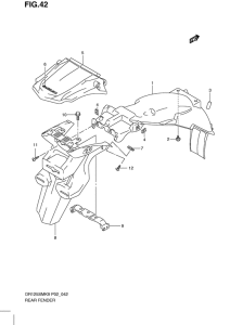 DR125 Заднее крыло