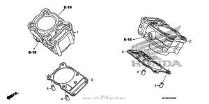 NT700V (ABS) Цилиндры
