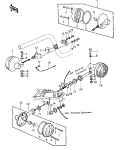 KZ1000 Поворотники