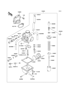 KMX125 Carburetor assy