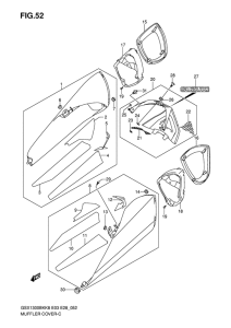 GSX1300BK Глушитель cover