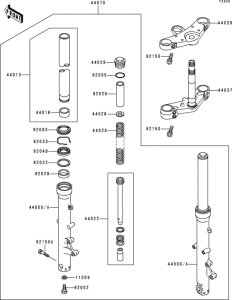 ZR1100 Передняя вилка