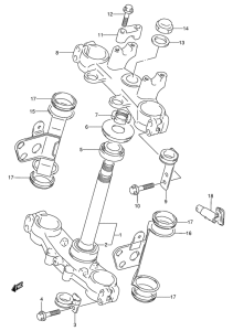 DR250 Траверса нижняя