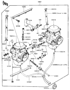 KZ440 Carburetor assy