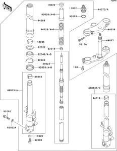 ZX750 Front fork(1 / 2)