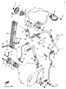 XT500Z Масляный насос