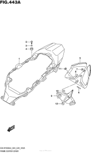 GSX-R1000 Frame Center Cover