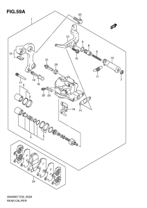 AN400 (ABS) Задний суппорт