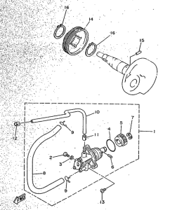 CY50R Масляный насос