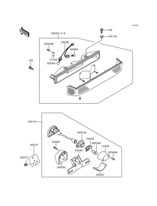 ZG1200 Taillight unit ass`y