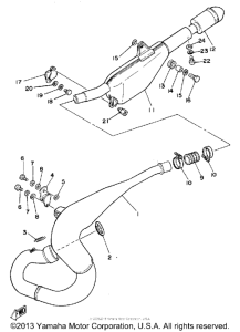 IT250H Выхлопная система