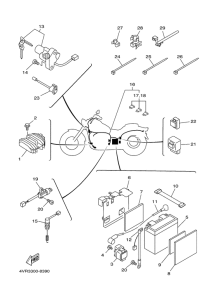 XVS650 Электрика 1