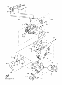 XVS1300A Масляный насос