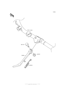 VN1700 Подножка