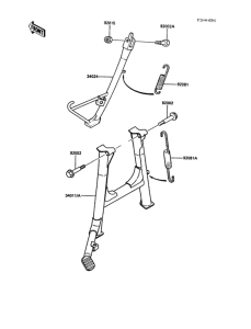 ZG1000 Подножка