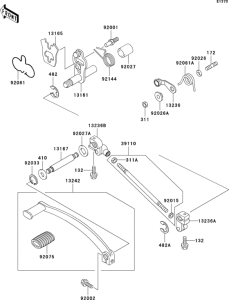 EN500 Механизм переключения передач