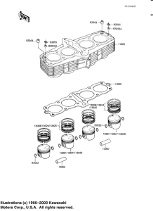 KZ750 Cylinder / pistons