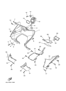 XP500 Ветровое стекло