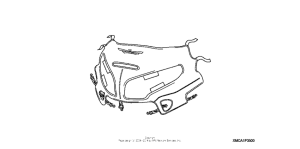 GL1800 (ABS) Front nose mask