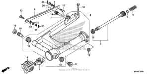 VT750C2B Swingarm (1)