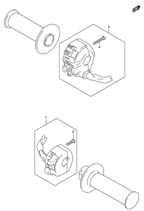 DR200 Рулевой переключатель