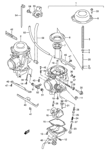 DR800 Carburetor assy