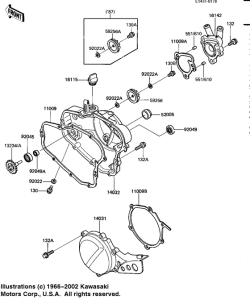  Engine covers / water pump