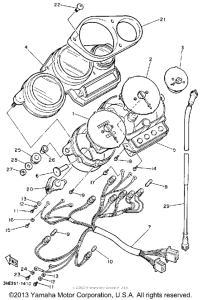 FZR600RD Приборы