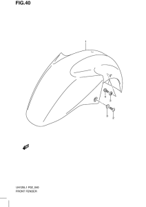 UH125 Переднее крыло