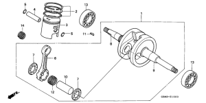 SFX50 Crankshaft / piston