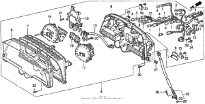 GL1500I Gl1500i speedometer + tachometer
